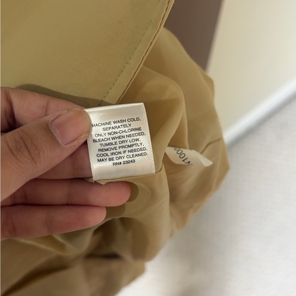 New York & Company Tan Double-Breasted Trench Coat - Picture 6 of 12